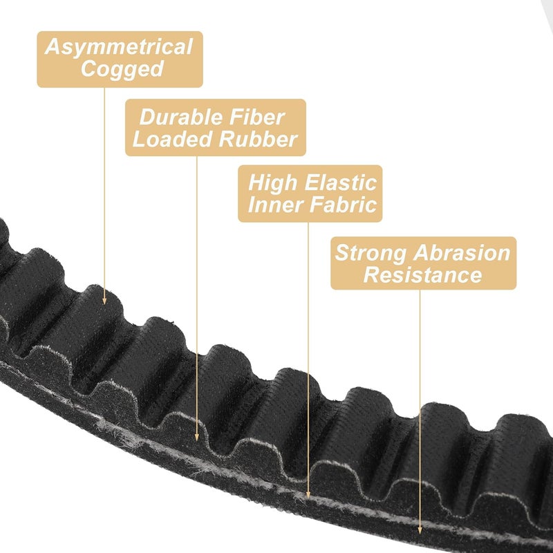 Jiayan 30 Series Go Kart Drive Belt KT196 Go Kart Torque Converter Drive Belt Replacement for Manco 5959, Comet 203589, Murray 12-8487(5Pcs) - Image 4